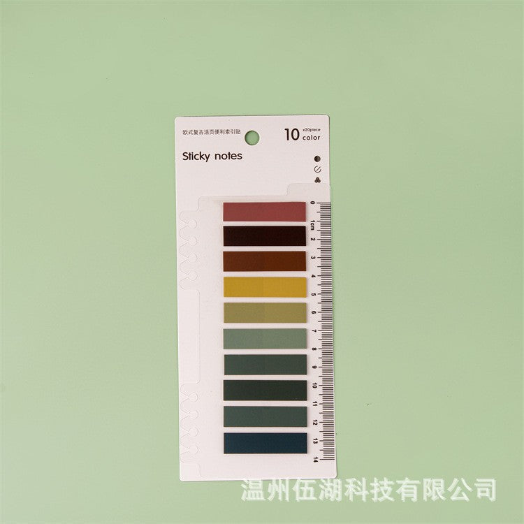 Morandi Color Index Sticky Notes