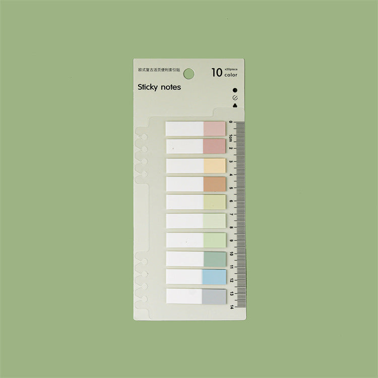 Morandi Color Index Sticky Notes