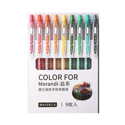 Morandi Colored Stretchable Pen Set