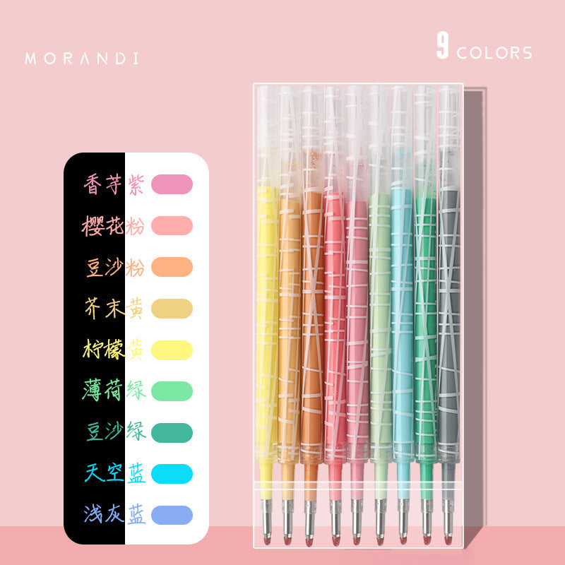 Morandi Colored Stretchable Pen Set