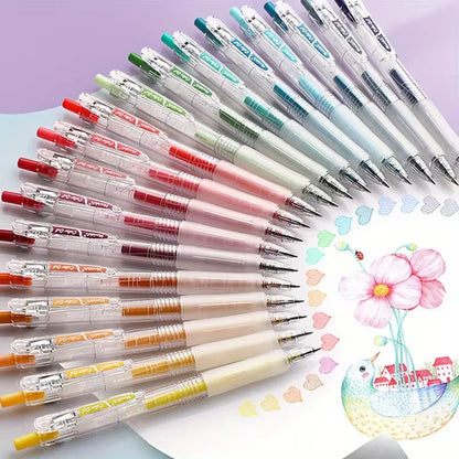 Morandi Colored Stretchable Pen Set