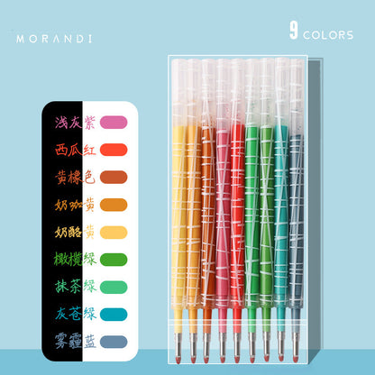 Morandi Colored Stretchable Pen Set