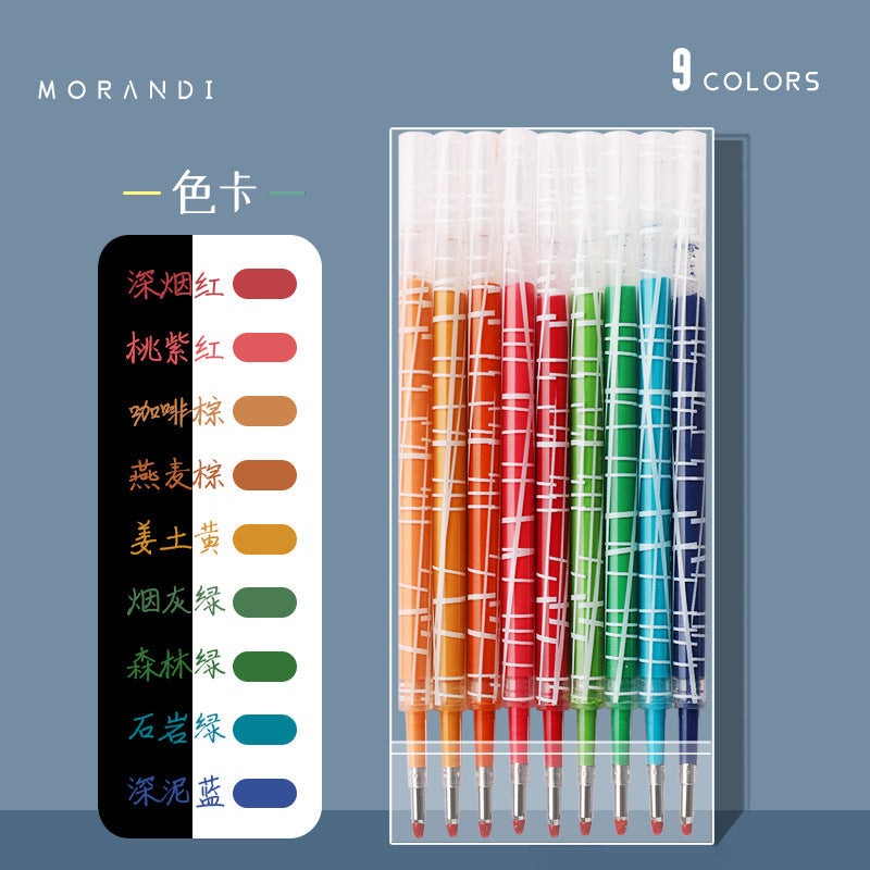 Morandi Colored Stretchable Pen Set