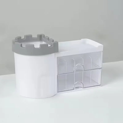 Castle Design Multi Functional Plastic Desk Organizer