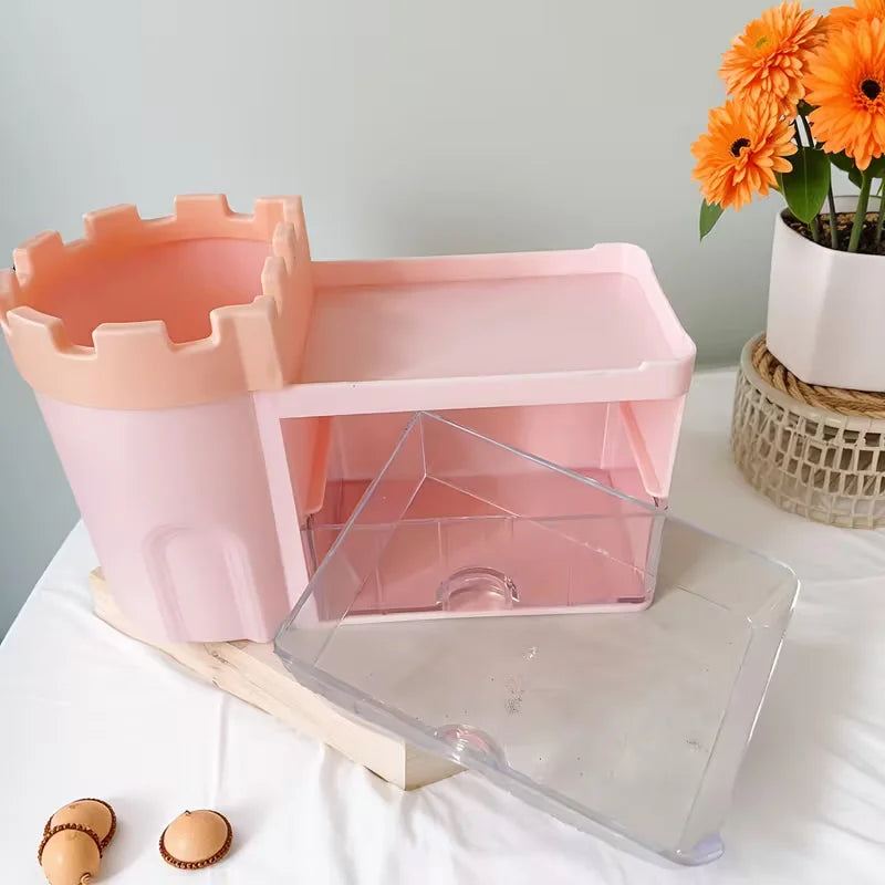 Castle Design Multi Functional Plastic Desk Organizer