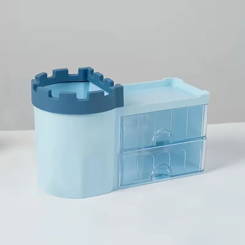 Castle Design Multi Functional Plastic Desk Organizer