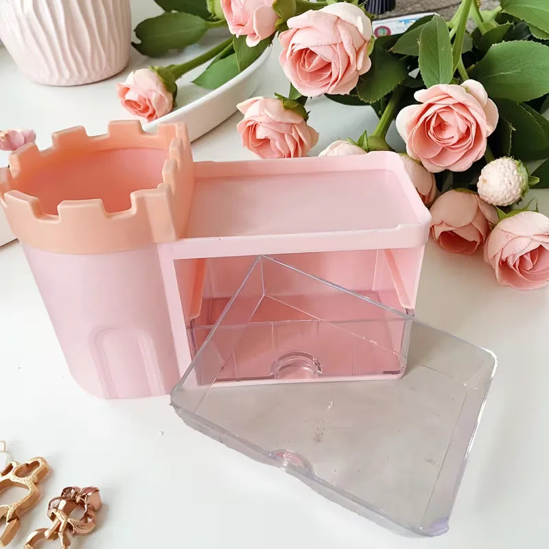 Castle Design Multi Functional Plastic Desk Organizer