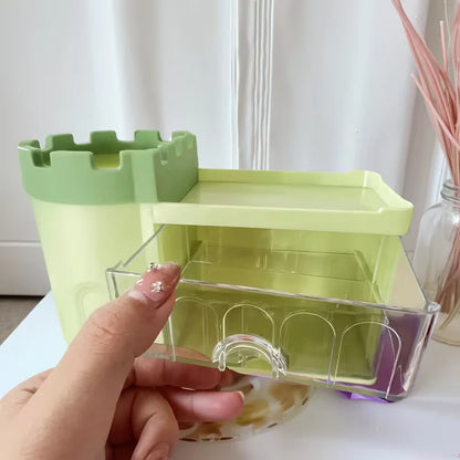 Castle Design Multi Functional Plastic Desk Organizer