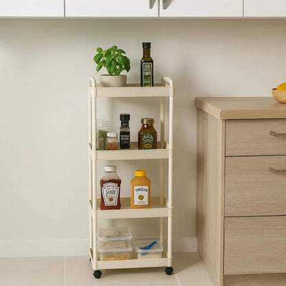 Multi Purpose 4 Tier Organizer Cart with Wheels
