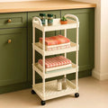 Multi Purpose 4 Tier Organizer Cart with Wheels