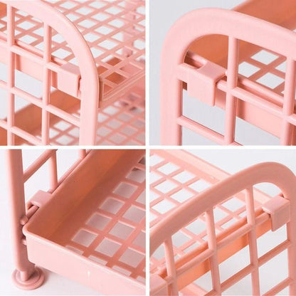 Multifunctional Desktop Stationery Rack and Storage Stand