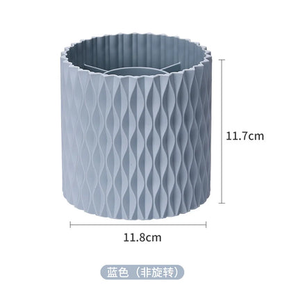 Revolving Pencil Holder and Makeup Organizer Box