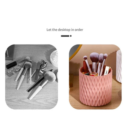 Revolving Pencil Holder and Makeup Organizer Box