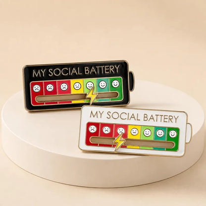 My Social Battery Decorative Brooch Enamel Pin