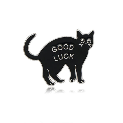 Enamel Pin - Black Cat Society