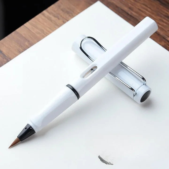 New Fountain Pen Style Calligraphy Metal Brush Pen