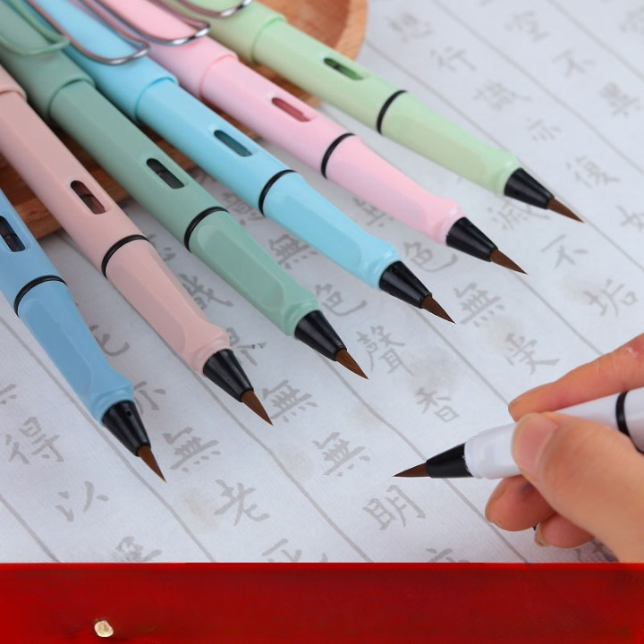 New Fountain Pen Style Calligraphy Metal Brush Pen