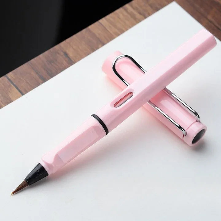 New Fountain Pen Style Calligraphy Metal Brush Pen