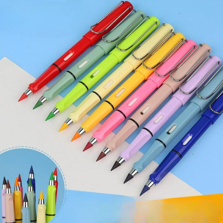 Non-Sharping Colourful Eternal Pencil Colours