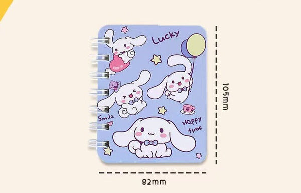 A7 Sanrio Series Pocket Notebook - Set of 4