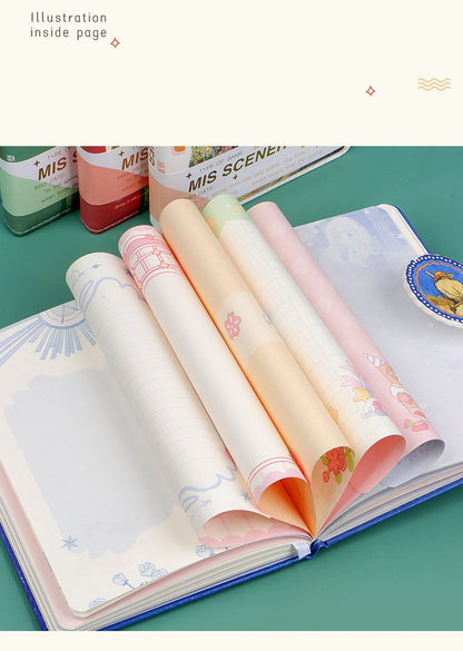 Van Gogh Scenery Buckled Notebook Journal