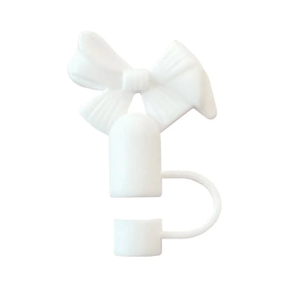 Cute Bow Straw Tip Covers For Tumbler