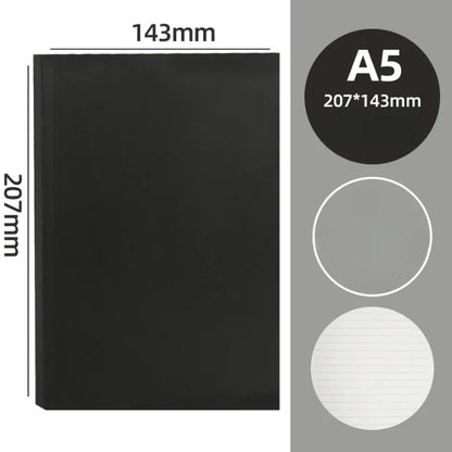 A5 Black Cover Notebook