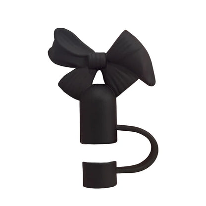 Cute Bow Straw Tip Covers For Tumbler