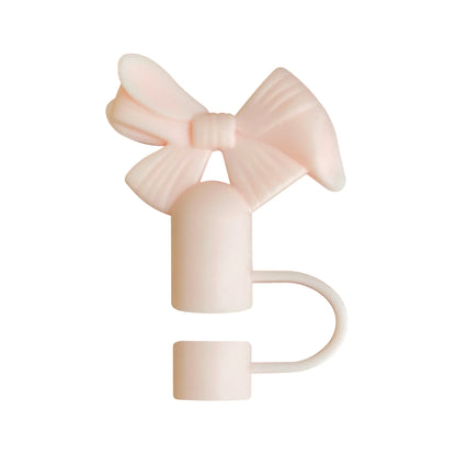 Cute Bow Straw Tip Covers For Tumbler