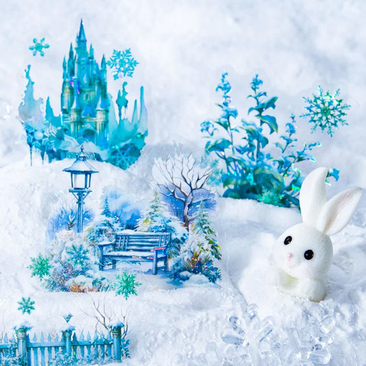 Ice And Snow Castle Theme Stickers