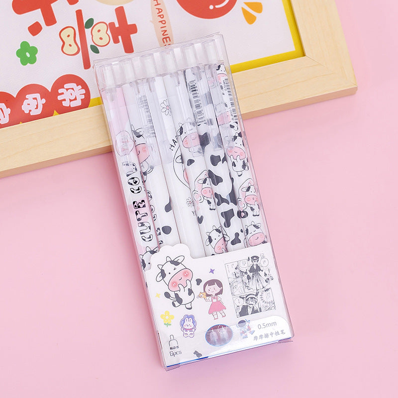 Cute Japanese Anime Printed Erasable Gel Pen-Set of 6