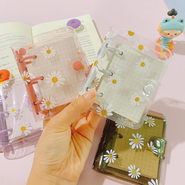 Daisy Printed Mini PVC Binder Set