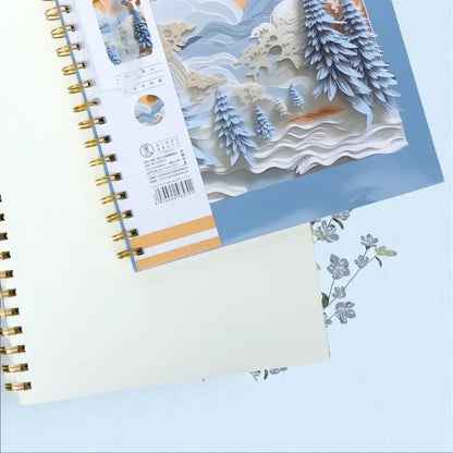 3d Printed Oil Painting Series Hard Shell Sketchbook