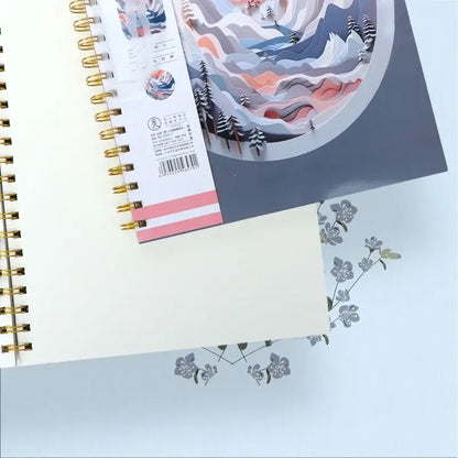 3d Printed Oil Painting Series Hard Shell Sketchbook
