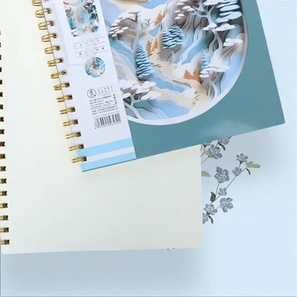 3d Printed Oil Painting Series Hard Shell Sketchbook