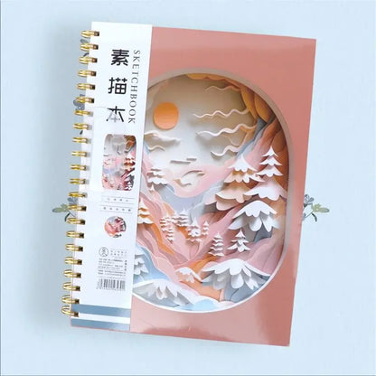 3d Printed Oil Painting Series Hard Shell Sketchbook