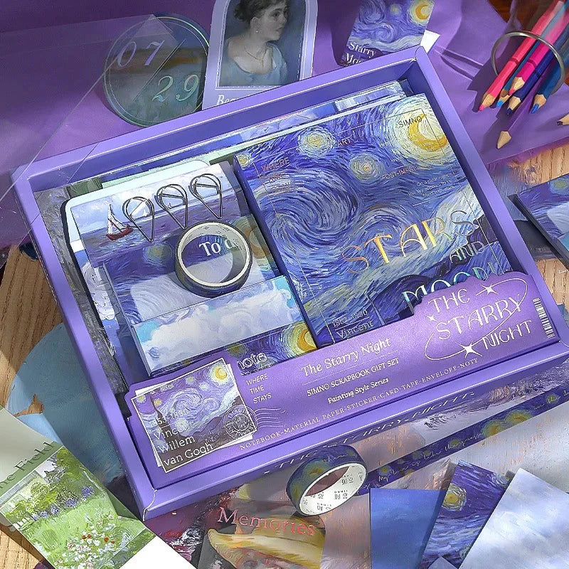 Oil Painting Series Van Gogh Journaling Kit