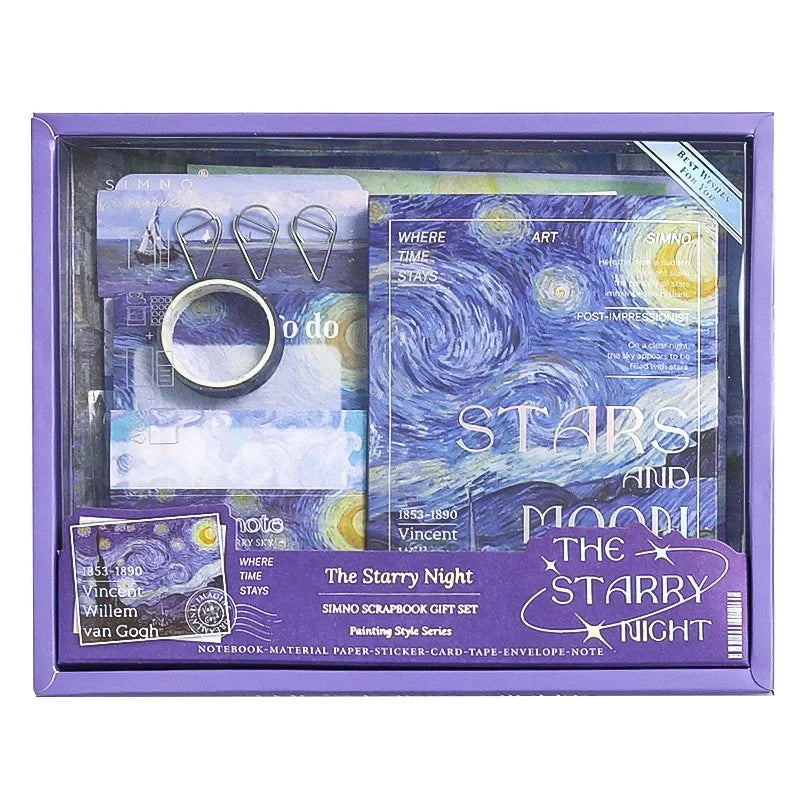 Oil Painting Series Van Gogh Journaling Kit
