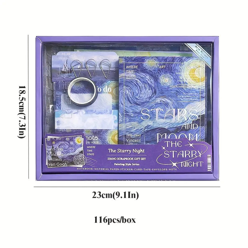 Oil Painting Series Van Gogh Journaling Kit