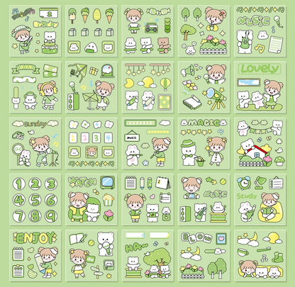 PET Girl Cute Gift MOMO Stickers Box