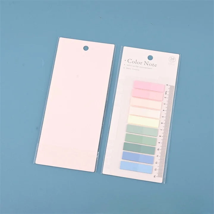 Note Pet PET Transparent loose-leaf Fluorescent Color Sticky Note – thepaperworm
