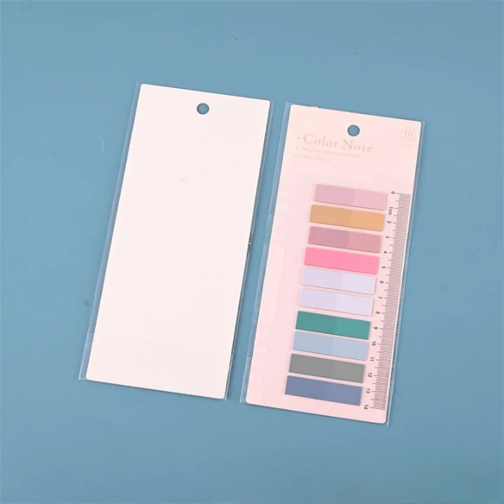 Note Pet PET Transparent loose-leaf Fluorescent Color Sticky Note – thepaperworm