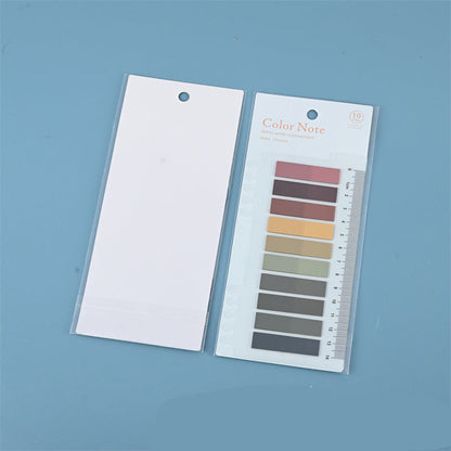 PET Transparent loose-leaf Fluorescent Color Sticky Note