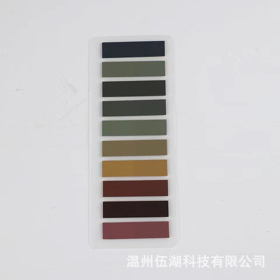 PET Transparent loose-leaf Fluorescent Color Sticky Note