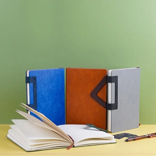 Leather Cover Buckle Notebook Journal