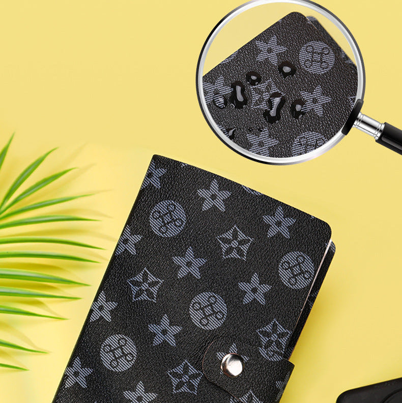 PU Leather Multi-Use Storage Book