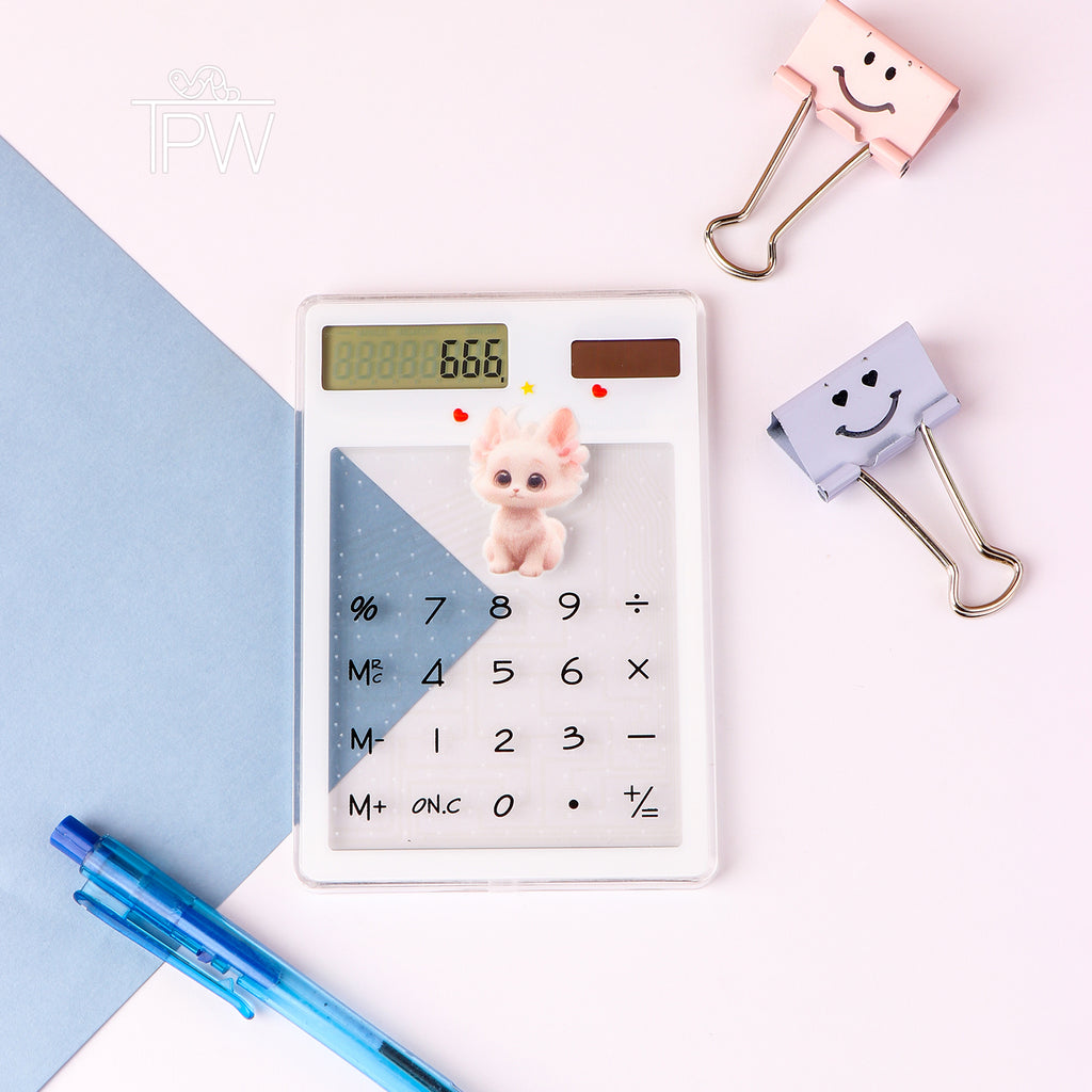 Transparent Body Glass Solar Calculator