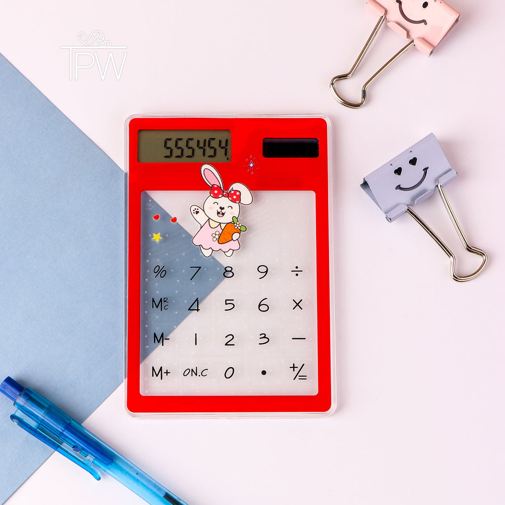 Transparent Body Glass Solar Calculator