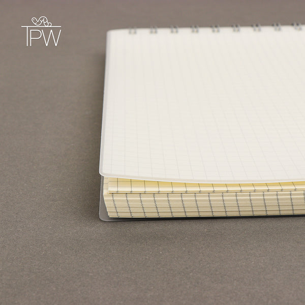 Simple Flip Up Style PP Coil University/College Notebook A5 Siz