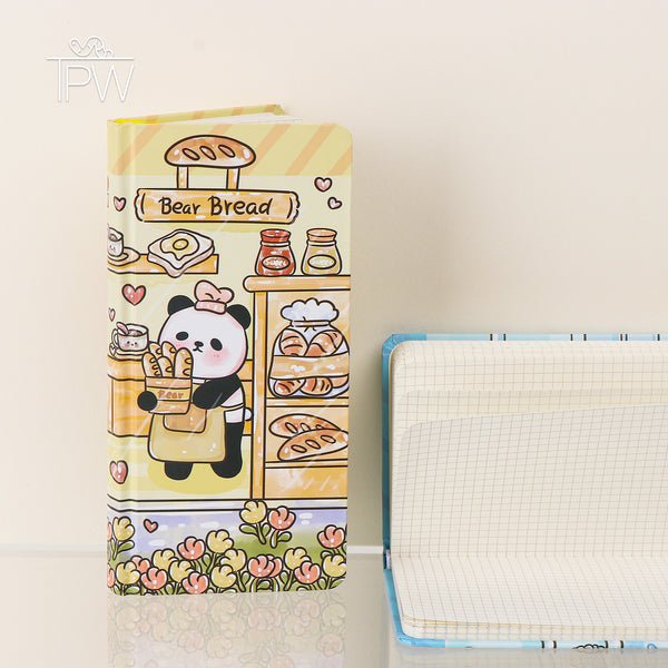 Hard Cover Cartoon Characters Grid Pages Notebook